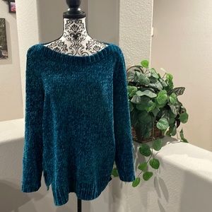 Women’s Chenille tunic sweater size large Liz Claiborne